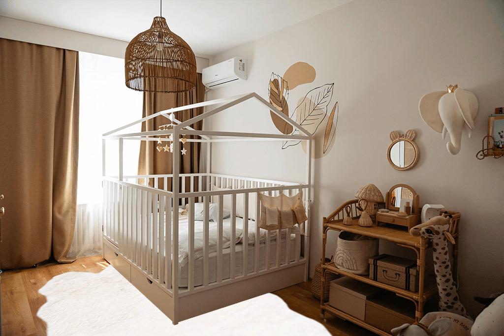 Sheepskin rug bedroom ideas